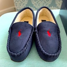 Polo Ralph Lauren Navy Dezi Iv Size 1 Loafers Nib Polo Ralph Lauren Shoes, Ralph Lauren Shoes, Ralph Lauren Blue, Walker Boots, Fit N Flare Dress, Rain And Snow Boots, Polo By Ralph Lauren, Snow Boots, Laptop Bag