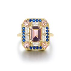 Art Deco Cocktail, Sapphire Cocktail Ring, Jewelry Studio, Cubic Zirconia Rings, Men's Jewelry Rings, Jewelry Wedding, Christmas Gifts For Women, Topaz Gemstone, Pear Cut