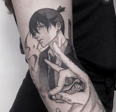 Tatuaje Studio Ghibli, Manga Tattoo, Image Swag, Nail Tattoo, Dream Tattoos, Dope Tattoos, Symbolic Tattoos, Anime Tattoos