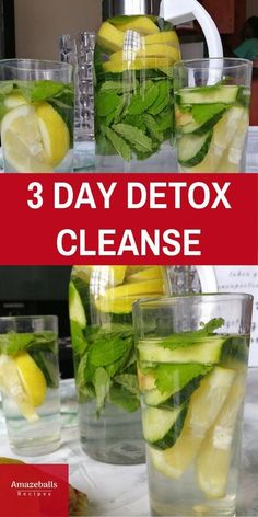 3 Day Detox Cleanse Juiceplus Products, Detox Cleanse 3 Day, Cleanse Water, Water Detox, Ginger Water