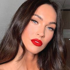 Red Lipstick Makeup Looks, Salon Blowout, Red Lips Makeup Look, Brian Austin Green, Bold Lip Color, Classic Makeup, Bold Lip