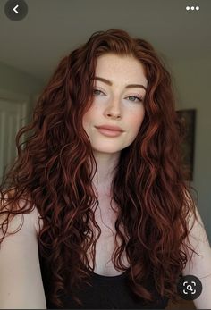 Red Hair Green Outfit, Curvy Red Head Woman, Deep Red Curly Hair, Black Auburn Hair, Ginger Wavy Hair, Rich Copper Red Hair, Wavy Ginger Hair, Reddish Brown Curly Hair, Red Hair Wavy