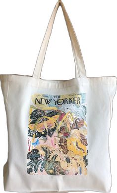 Ilonka Karasz, New Yorker Tote Bag, New Yorker Tote, New Yorker Art, New York Tote, The New Yorker Magazine, Tote Bag Aesthetic, Amazing Artists, Bag Aesthetic