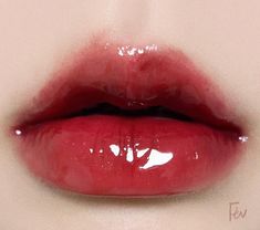 Korean Eye Makeup, Lips Drawing, Beautiful Lips, Lip Art, Glossy Lips, Natural Lips, Lipstick Lip, Creative Makeup