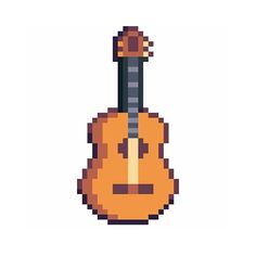 an image of a pumpkin with a knife in it's mouth pixel art style