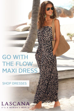 Night Romance, Reception Outfits, Bandeau Maxi Dress, Maxi Dress With Pockets, Mexico Trip, Sunny California, Go With The Flow, Cruise Outfits, Elegant Pattern