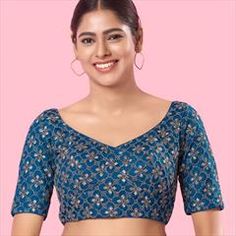 Blue color Blouse in Silk fabric with Embroidered, Thread work Blouse Close Neck Designs, Fitted Blue Blouse Piece With Intricate Embroidery, Fitted Blue Blouse With Intricate Embroidery, Blue Fitted Blouse With Intricate Embroidery, Blue Floral Embroidery Tops For Wedding, Fitted Light Blue Blouse With Floral Embroidery, Blue Floral Embroidered Tops For Wedding, Traditional Light Blue Unstitched Blouse, Spring Wedding Blue Blouse