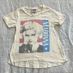 Excellent Condition- Never Worn Junk Food Brand- Classic Rock Tshirt Rock And Roll Screen Print Streetwear T-shirt, Vintage Rock Tees 70s, Distressed Cotton T-shirt Band Merch, Rock Tshirt, Vintage Acdc Shirt, Cream Outfits, Affordable Rock And Roll Graphic T-shirt, Food Clothes, Junk Food