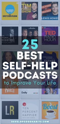 Self help Podcasts to improve your life Best Podcasts 2024, Best Self Help Podcasts, Podcasts For Beginners, Podcasts That Changed My Life, Podcast For Self Improvement, Best Podcasts For Self Improvement, Self Help Podcasts, Ten Percent Happier, Growth Podcast