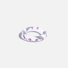 Big Lucid Bangle, Pink - At Present Modern Lucite Bangle Jewelry, Crystal Glass, Bangle Bracelets, Cubic Zirconia, Bangles, Hoop Earrings, Stone, Glass, Pink