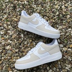 Nike Air Force 1 Custom Low Shoes Beach Sand Beige Womens Mens Kids All Sizes | eBay Painted Air Force 1, Custom Nike Air Force 1, Custom Nike Air Force, Custom Nike Air, Nike Air Force 1 Custom, Colorful Sneakers, Air Force 1 Custom, Custom Air Force 1, Custom Nike