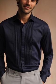 Black Tuxedo Shirt For Men, Formal Shirts For Men Design, Formal Shirt Details Men, Black Formal Shirt For Men, Pintucks Shirt Men, Formal Mens Shirt Design, Tuxedo Shirts For Men, Formal Shirt Designs For Men, Fancy Shirt For Men