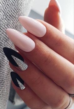 Manicure Design Ideas, Best French Manicure, French Manicure Nail Designs, Glitter French Nails, Pink French Nails, French Manicure Designs, January Nails, Gel Nail Art Designs, Nail Pops