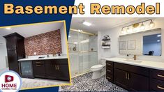 a bathroom that has been remodeled and is in the process of remodeling