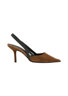 Find BRUNELLO CUCINELLI Suede Monili Slingback Pumps on Editorialist. Brunello Cucinelli pumps in kid suede with monili trim 3.15 in / 80 mm stiletto heel Pointed toe Elasticized slingback strap Polyurethane outsole Lining: Leather Runs small; order 1/2 size up. Made in Italy Brown Kitten, Gold Pumps, Black Suede Pumps, Blue Pumps, Kitten Heel Pumps, White Pumps, Slingback Heel, Suede Pumps, Slingback Pump