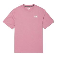 THE NORTH FACE Green Park Ex T-shirt 'Pink' NT7UN16M Sporty Pink T-shirt With Logo Print, The North Face Sporty Crew Neck Top, Sporty Crew Neck Top By The North Face, Sporty Pink Short Sleeve T-shirt, Pink Cotton Tops For Outdoor Activities, Pink Crew Neck Sports Top, Sporty Pink Crew Neck T-shirt, Pink Short Sleeve Sports T-shirt, Pink Graphic Print Top For Outdoor