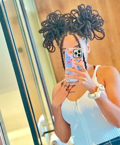 Medium Length Locs Hairstyles, Flower Petal Loc Styles, Loc Flower Bun, Petal Buns Locs, Petal Bun Loc Styles, Medium Length Dreads Styles For Women, Loc Hairstyles For Women Medium Length, Loc Petals Hairstyles, Petal Loc Styles