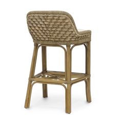 Capitola Rattan Bar Stool Back Rattan Bar Stools, Rope Weave, Acrylic Legs, Bar Height Stools, Dining Stools, Sailing Outfit, Counter Height Bar Stools, Modern Bar Stools, High Fashion Home