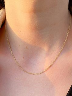 Lend interest to your attire with this Wheat Chain Necklace. Crafted in Solid 14K Gold, this light-catching length of the wheat-link chain is a great anytime choice. Buffed to a brilliant luster, this 16-inch necklace secures with a spring-ring clasp. Metal: 14K Gold (Stamped) Closure of Necklace: Spring Ring Clasp Necklace Length: 16 inches Width of Necklace: approx 1.2 mm Dainty Gold Chain, Diamond Huggie Earrings, Gold Jewellry, Diamond Huggies, 16 Inch Necklace, Solid Gold Chains, Clasp Necklace, Necklace Dainty, Gold Hoop Earrings