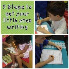 five steps to get your little ones writing