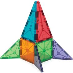 an image of a colorful toy that is in the shape of a star