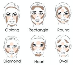 Face Shape Contour, Oval Face Makeup, How To Apply Bronzer, Face Contouring Makeup, Round Face Makeup, Bronzer Makeup, Learn Makeup, Diamond Face Shape, Face Makeup Tips