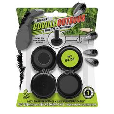 The GorillaOutdoor wrought Iron Nylon feet are perfect replacement caps for your outdoor patio wrought iron furniture. Our caps work on most outdoor surfaces, such as concrete, wood and composite. Compatible with 1-1/2 in. inside diameter cups. Easy install with a rubber hammer or mallet. Remove any dirt, debris, or rust and touch up any exposed metal before installing. Color: black. Wrought Iron Furniture, Concrete Wood, Iron Furniture, Caster, Easy Install, Touch Up, Wrought Iron, Outdoor Patio, The Home Depot