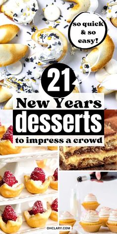 new year's desserts to inspire a crowd with these delicious and nutritious treats