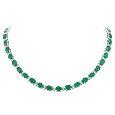 The Following Item we are offering is this Rare Important Radiant 18KT Gold Gorgeous Glittering and Sparkling Magnificent Fancy Cut Emerald and Diamond Necklace. Necklace contains approx 28CTS of Beautiful Fancy Emeralds and Diamonds!!! This Gorgeous Necklace is a Rare Sample New with Tags Original Price $30,000.00 Comes with Original tags from the Manufacturer that are found in Important Five Star Hotel and Fine Jewelry Stores. A Rare Breathtaking Masterpiece!!! Emerald Diamond Necklace, Emerald And Diamond Necklace, Five Star Hotel, Star Hotel, Drop Necklace, Emerald Diamond, Gorgeous Necklaces, Five Star, Jewelry Stores