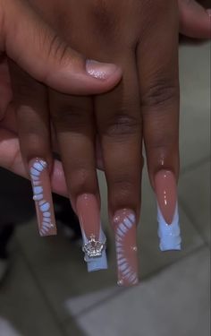 Fashion Nails 2023, Trending Nail Colors, Nail Colors And Designs, Tapered Square Nails, Long Acrylic Nail Designs, Ombre Acrylic Nails, Colored Acrylic Nails, White Acrylic Nails, Work Nails