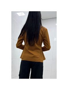 Blazer Feminino Alfaiataria Casão Social com Botão Tendências Super Envio!! | SHEIN Brasil