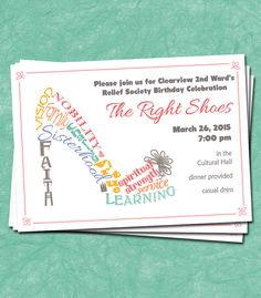 the right shoes flyer is displayed on a green background