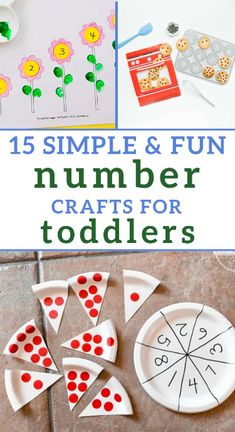 some crafts and activities for toddlers to do on the floor with paper plate flowers