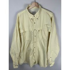 Used condition check dimensions before buying  Chest 27 in 68.6 cm Length 31.5 in 80 cm Sleeve Length 24.5 in 62.2 cm 4896 Spring Outdoor Long Sleeve Shirt, Classic Long Sleeve Outdoor Shirt, Casual Fishing Shirt With Pockets, Vintage Long Sleeve Shirt For Outdoor, Vintage Ll Bean, Saint Paul, Fishing Shirts, Ll Bean, Black Friday