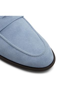 Pillowy cushioning and a flexible outsole mean supreme comfort in this supple suede loafer that's a classic for work or the weekend. Cushioned footbed Leather and textile upper/synthetic lining/rubber sole Imported Suede Low-top Loafers With Cushioned Footbed, Low-top Suede Loafers With Cushioned Footbed, Business Suede Loafers With Removable Insole, Suede Loafers With Cushioned Footbed For Work, Business Suede Moccasins With Cushioned Footbed, Suede Low-top Formal Loafers, Suede Low-top Loafers For Formal Occasions, Slip-on Suede Dress Shoes For Office, Formal Suede Low-top Loafers