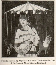 an advertisement for the electric opera merry - go - round is one of the latest novels in england