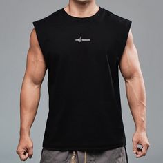 Summer Mesh Mens Workout Tank Top Bodybuilding and Fitness Singlets Quick Dry Vest Gym Clothing Muscle Sleeveless Shirt Black Tank T-shirt For Gym, Black Sleeveless Muscle Tee For Streetwear, Black Crew Neck Workout Vest, Black Crew Neck Vest For Workout, Black Tank T-shirt For Workout, Black Sleeveless Muscle Tee For Gym, Black Sleeveless Muscle Tee For Sports, Black Short Sleeve Sports Tank Top, Black Cotton Vest For Gym