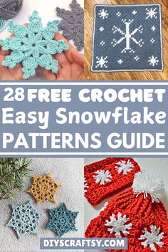 The following list includes some unique free crochet snowflake patterns that delight your fingers, mind, and eyes. Hopefully, one of them will suit your needs perfectly—and maybe it will inspire your unique spin on the traditional motif!