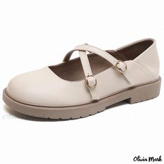 Olivia Mark - Elegant Mary Jane Shoes for Women Rough Heels, Jane Shoes, Thick Heels, Mary Jane Shoes, Sandals Summer, Shoes For Women, Olivia Mark, Low Heels, Mary Janes