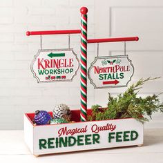 Reindeer Feed Tabletop Display - D&J Farmhouse Collections Reindeer Feed, Festive Centerpieces, Christmas Tabletop, Tabletop Display, Unique Display, Pretty Christmas, Easy Christmas Diy, Home Party, Be Great