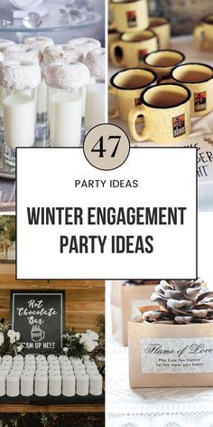 winter engagement party ideas that are perfect for the bride and groom