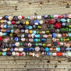 "Murano Mixed Glass Bead Strands, Brightly Multi Colored Beads, 12mm~24mm SIZE: 12~24x10~20x6~14mm, Hole: 1~2mm; about 30pcs/strand, 18\" *Price is for 1 strand Note: colors may differ depending on your monitor. https://etsy.me/2OhuWOQ" Round Glass Beads For Jewelry Making, Vintage Multicolor Round Beads, Glass Beads For Jewelry Making, Glass Round Beads For Gifts, Large Glass Beads For Jewelry Making, Glass Spacer Beads, Round Glass Spacer Beads, 8mm Glass Beads For Jewelry Making, Glass Bead Necklaces 8mm