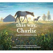 this way, charlie book cover with horse and foal walking in the grass