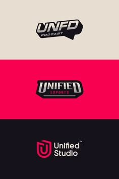 Unified™ Sports Logos Design Ideas, Gaming Logo Design Ideas, Event Logo Design Ideas, Game Studio Logo Design, Sport Logo Design Ideas, Sports Podcast Logo, Podcast Logo Design Inspiration, Video Game Logo Design, Gaming Branding