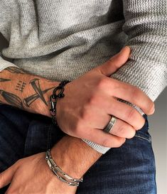 "Mens black carabiner lock double chain bracelet, statement shackle black rolo chain bracelet, street style double strands dog clip bracelet Welcome to my shop! ✈️ DHL EXPRESS SHIPPING AVAILABLE, 1-3 BUSINESS DAYS DELIVERY! ✔️ PLEASE MAKE SURE TO SELECT IT, RIGHT BEFORE YOUR PURCHASE! ❗️ ❗️ DON'T FORGET TO ADD YOUR CELL # AT THE \"NOTE TO SELLER\" SECTION IF YOU CHOOSE DHL! BY FILLING YOUR CELL NUMBER YOU EARN THE BENEFIT TO CHOOSE BETWEEN 6 DIFFERENT DELIVERY OPTIONS! INSTRUCTIONS WILL BE SENT Minimalist Black Chain Link Jewelry, Black Chain Link Jewelry For Everyday, Everyday Black Chain Link Jewelry, Casual Adjustable Black Chain Bracelet, Casual Black Adjustable Chain Bracelet, Casual Black Chain Bracelet, Trendy Black Chain Link Bracelet, Modern Black Chain Link Jewelry, Black Metal Bracelets With Lobster Clasp