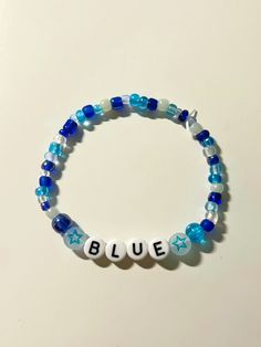 Made by me 💙🩵💙 #blue #billieeilish #bracelet #seedbeed #hmhas #hmhastour #songbracelet #inspo Hmhas Billie Bracelet, Billie Eilish Bracelet, Blue Billie Eilish, Billie Eilish Concert Outfit, Billie Concert, Diy Bracelets How To Make