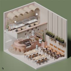 3D Model Coffee Shop 3 PNG - Toffu Co Container Coffee Shop Drive Thru, Coffee Shop Tables And Chairs Furniture, Coffee Shop Seating 8, Tables For Coffee Shops, Coddee Shop Furniture, Architect Model Design, Drive Thru Cafe Floor Plan, Decals For Bloxburg Cafe, Rustic Cafe Coffee