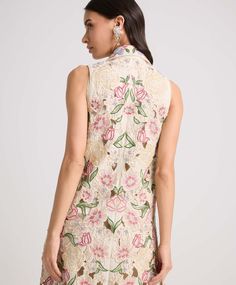 Dress with grace in this ivory chanderi long jacket, featuring intricate tulip cutwork and delicate beadwork. This piece exudes elegance and charm, offering a timeless addition to any ensemble. Long Jacket For Women, Long Jacket Women, Long Jacket Dresses, Long Jackets For Women, International Style, Women Jackets, Jacket For Women, Long Jacket, Jacket Pattern