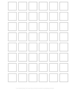 an image of squares and rectangles that can be used to make a puzzle