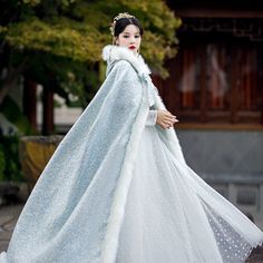 This Womens Dresses item by OrientIn has 132 favorites from Etsy shoppers. Ships from China. Listed on Sep 14, 2023 White Kimono Wedding Dress, Winter Fantasy Dress, Hanfu Cloak, Winter Princess Dress, Snow Character, Kimono Wedding Dress, Long Hooded Cloak, Fur Cloak, Butterfly Wedding Dress